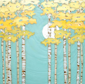 moonlit birch