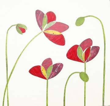collage poppies