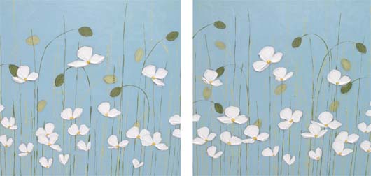 white poppies