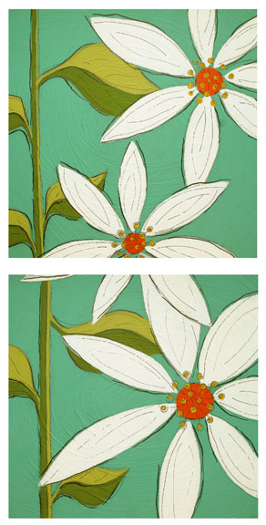 retro daisies